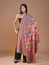 Women's Kalamkari Printed Outlined Wool Shawl